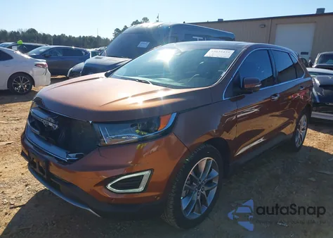 2017 Ford Edge Titanium from USA, damaged, VIN 2FMPK4K98HBC68991